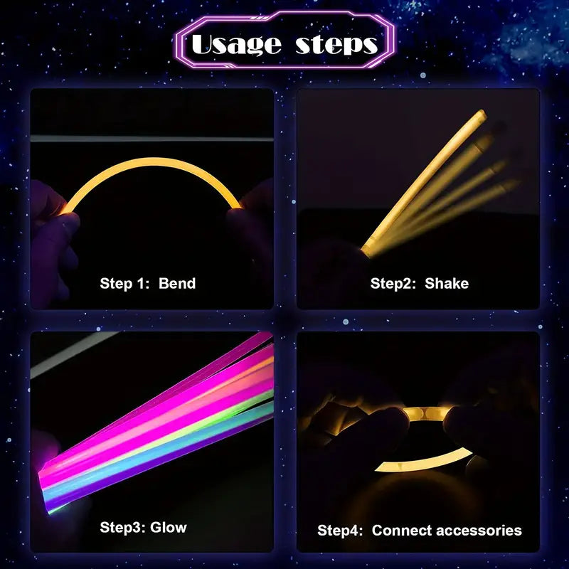 Personalized 8" Assorted Color Glow Sticks