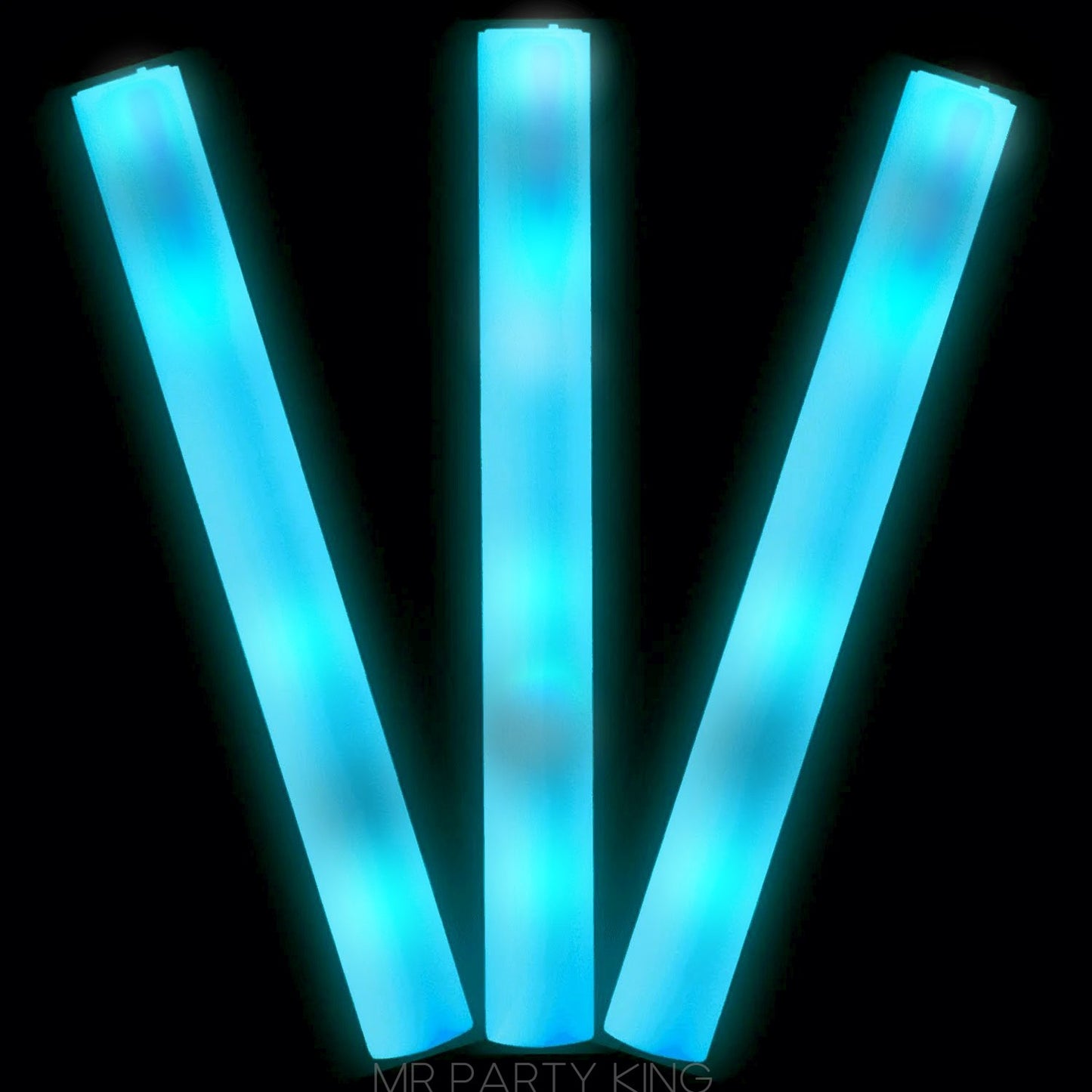 Mr. Party King Light Up LED Wands Batons DJ Flashing Glow Foam Sticks18" - Mr Party King